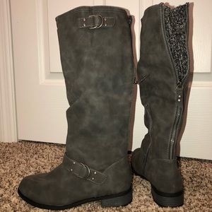 💕 Gray Calf High Boots 💕